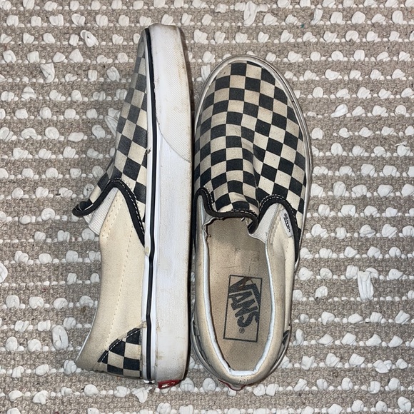 Black and white checkered vans - Picture 2 of 4